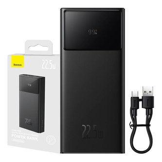 Powerbanka Baseus Star-Lord 20000mAh, 2xUSB, USB-C, 22,5W (černá)