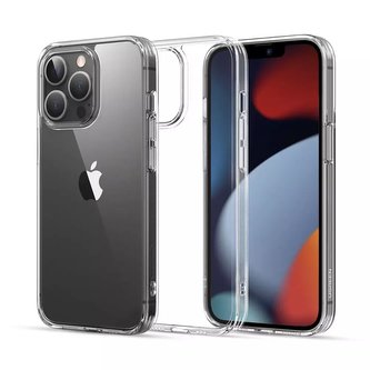 Ugreen ochranné pouzdro Fusion pevný kryt s gelovým rámem pro iPhone 13 Pro Max transparentní (90180)