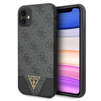 Guess 4G Triangle Collection - Pouzdro iPhone 11 (Šedá )