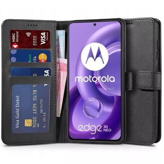 Etui portfel Wallet od Motorola Edge 30 Neo Black