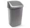 Koš odpadkový výklopný 15L  SWING TOP šedá/stříbrná