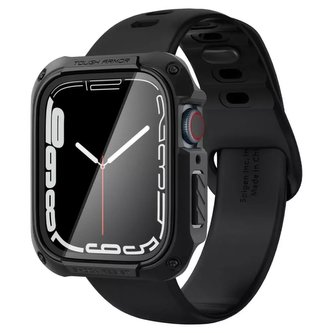 Apple hodinky Spigen s pevnou zbrojí 7/8 (45 mm) černé