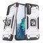 Wozinsky Ring Armour Tvrzené hybridní pouzdro Magnetický držák krytu Samsung Galaxy S22 Silver