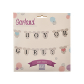 Girlanda papír BOY/GIRL 2,5 m
