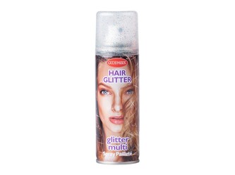 Glitter na vlasy spray barevný