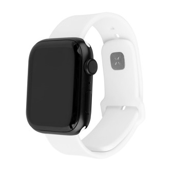 FIXED set silikonových řemínků Apple Watch 42/44/45mm bílý