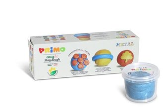 Modelovací hmota PRIMO METALLIC, sada 3 x100g, kelímky