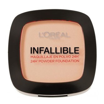L´Oréal Paris Kompaktní pudr pro přirozený vzhled pleti Infallible 24H (Powder Foundation) 9 g Kompaktní pudr pro přirozený vzhled pleti Infallible 24H (Powder Foundation) 9 g - Odstín 160 Sand Beige woman