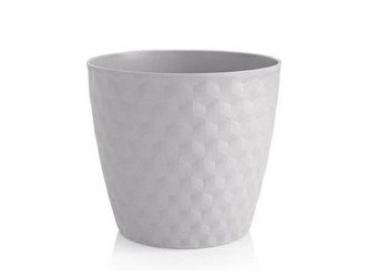 Květináč RUBY MAT 36cm bílý