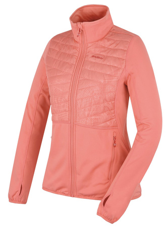 Dámská mikina na zip Airy L light orange - XXL