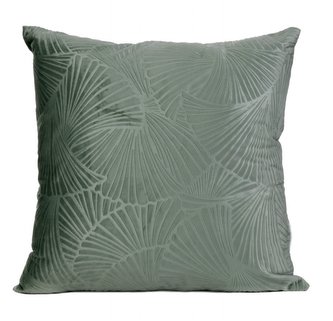 Dekorační polštář s výplní | KVET | pistáciový reliéf | 45x45 cm | 887760 Homla