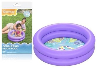 Basenik dmuchany fioletowy żyrafa 61x15cm