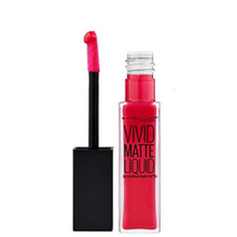 Maybelline Lesk na rty Vivid Matte Liquid Color Sensational (Lip Gloss) 8 ml Odstín 25 Orange Shot woman
