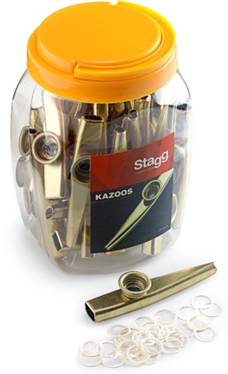 Stagg KAZOO METAL-30, kovové kazoo, 30ks