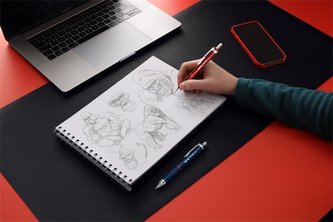 Mikrotužka "Tikky Retro", červená, 0,5 mm, ROTRING NRR2202568