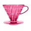 Dripper Hario V60-02 plast - Pink