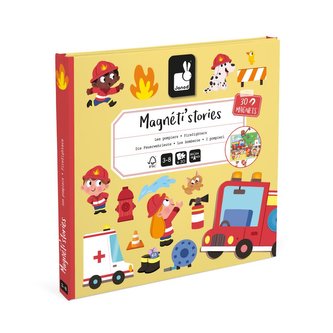 Janod Magnetická kniha Magnetistories Požiarnici Janod Magnetická kniha Magnetistories Požiarnici
