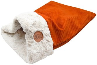 Huhubamboo ŇUŇU oboustranný tulipytlík oranžovo-krémový