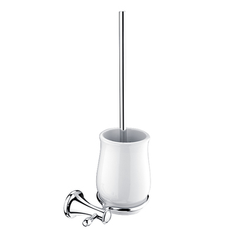 Toaletní WC kartáč retro s keramickou nádobou