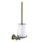 Toaletní WC kartáč retro s keramickou nádobou