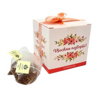 ARÔME Čaj v krabičce, černý, 2 příchutě po 5 kusech,Marocká máta,Mučenka