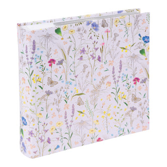 Fotoalbum slip-in 200/10x15 cm  23x23 cm Summer Meadow lilac 17575 Summer Meadow lilac GOLDBUCH