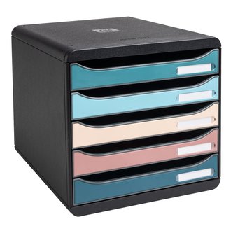 Exacompta zásuvkový box Skandi velký, A4+, 5 zásuvek