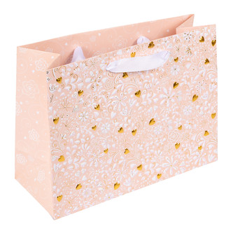 Dárková taška 18x25 cm Finamente rosé 46034 Finamente rosé GOLDBUCH