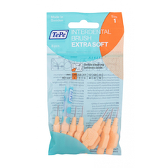 TePe Mezizubní kartáčky Exra Soft 8 ks Mezizubní kartáčky Exra Soft 8 ks - Varianta 0,45 mm oranžový unisex