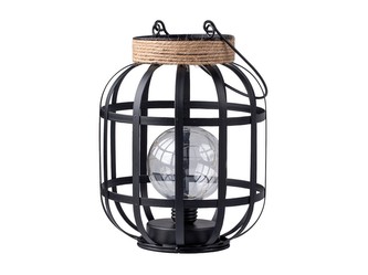 LED  lampa s uchem kov 165x230mm, černá