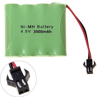 Náhradní akumulátor pro Conqueror 4x4 a RC stroje - 2000mAh 4,8V