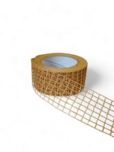 Jutavá stuha klasik 5 cm okrová