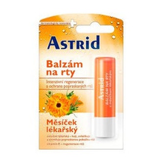 Astrid Pečující balzám na rty s měšíčkem lékařským 4,8 g unisex