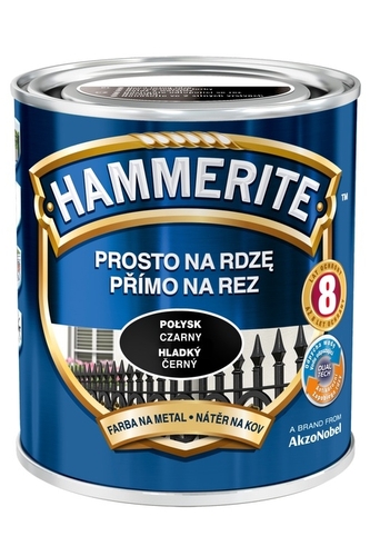 Hammerite Přímo na rez hladký 0,7l Stříbrný