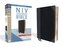 NIV, Thinline Bible, Large Print, Imitation Leather, Black/Gray, Red Letter Edition