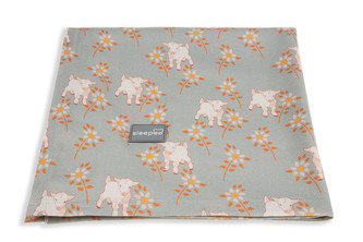 Bambusová deka/šátek Sleepee Bamboo 3v1 Vintage Animals Sky Blue