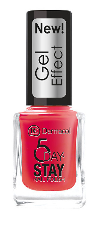 Dermacol Lak na nehty s gelovým efektem 5 Day Stay (Nail Polish Gel Effect) 12 ml Lak na nehty s gelovým efektem 5 Day Stay (Nail Polish Gel Effect) 12 ml - Odstín 27 Parisien Chic woman
