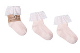 Mama's Feet Dětské ponožky Vintage Love Apricot meruňkové 0-1 let