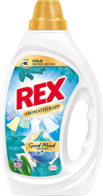 REX prací gel Aromatherapy Lotus Universal 20 praní, 900ml
