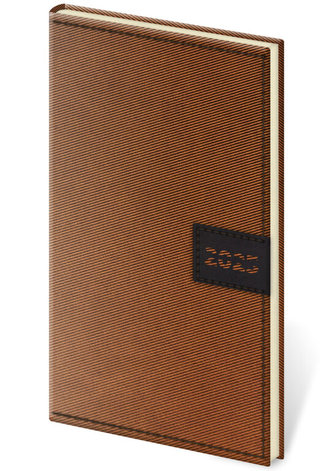 Kapesní diář Toledo hnědý