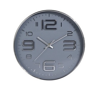 Hodiny Excellent nástěnné chrom 30,5 cm šedá KO-837000130seda