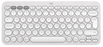 Logitech Pebble Keys 2 K380s - TONAL WHITE - US INT'L - BT - INTNL-973 - UNIVERSAL
