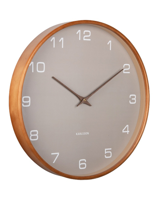 Designové nástěnné hodiny 5993GY Karlsson 40cm