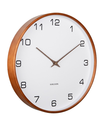 Designové nástěnné hodiny 5993WH Karlsson 40cm