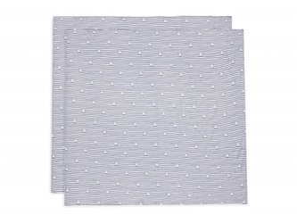 Pleny zavinovací 2ks 115x115 cm Miffy Stripe Navy