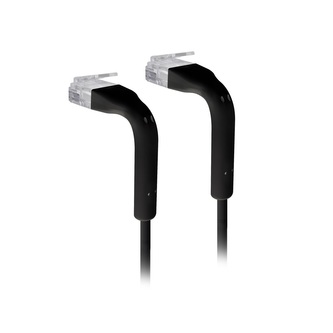 Ubiquiti UniFi Ethernet Patch Kabel - U-Cable-Patch-RJ45, 0,1m, Cat6, černý