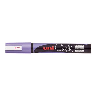 UNI PWE-5M křídový popisovač, 1,8 - 2,5 mm, metalicky fialový