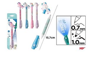 Długopis szpiegowski UV 0.7/1.0mm Jednorożce MIX