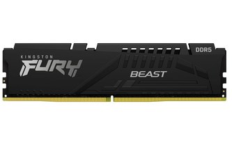 KINGSTON DIMM DDR5 16GB 6000MT/s CL30 ECC FURY Beast EXPO Černá