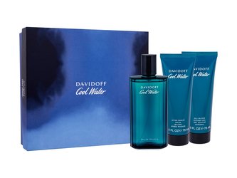 Davidoff Cool Water toaletní voda 125 ml + balzám po holení 75 ml + sprchový gel 75 ml